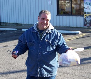 Free bread makes everyone happy!